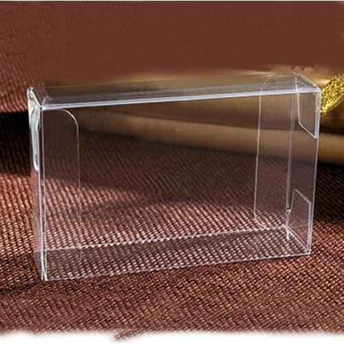 200pcs 3x7x10 Jewelry Gift Box Clear Boxes Plastic Box Transparent Storage Pvc Box Package Display Pvc Boxen For Wed/christmas