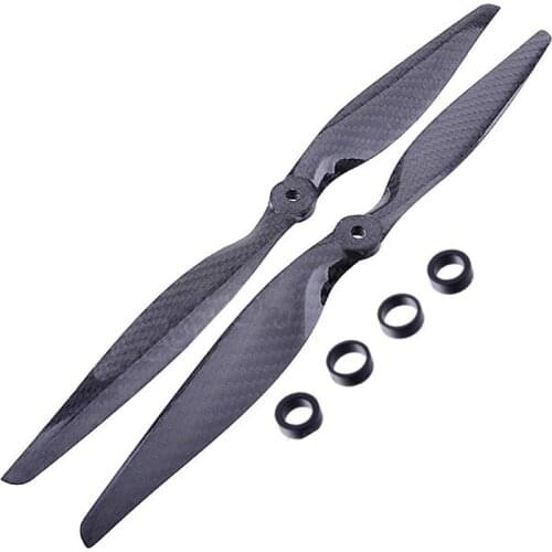 4 Pairs 14x7.0 3K Carbon Fiber Propeller CW CCW 1470 CF Props Cons For Hexacopter Octocopter Multi Rotor UFO