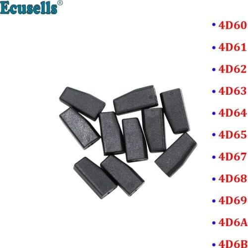 4D60 ID4D60 80bit Blank Transponder Car Key Chip 4D6A 4D6B 4D61 4D62 4D63 4D64 4D65 4D67 4D68 4D69 for remote 4D60 80BITS Chip