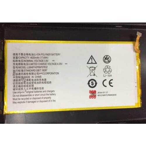 3.8V 4620mAh Li3846T43P6hF07632 cell phone battery For AT&T Trek 2 HD For ZTE K88 Battery with Repair Tools