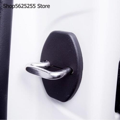 Door Lock Protection Cover Modified Protective Punching Cover For Mitsubishi Outlander 3rd 2014-2019 2020 Car Accessories