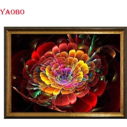 Broderie diamant cross stitch Abstract flower diamond painting full square mosaic beads diamant painting nederlands popular gift
