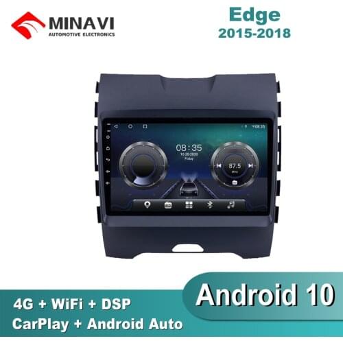 9'' IPS Android 9.0 Car Radio Multimedia For Ford Edge Ranger 2015-2018 GPS Navigation Navi Player Auto Stereo