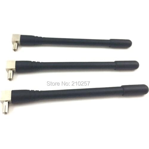 Free SHipping 10pcs 3G Modem Antenna 3dbi to 5dbi 1920-2170Mhz Ts9 Male Connector Right Angle Rubber Duck Aerial for Huawei