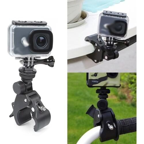 Quick Clip Bicycle Bike Mount Tripod Adapter for Action Camera GoPro SJCAM Sports camera