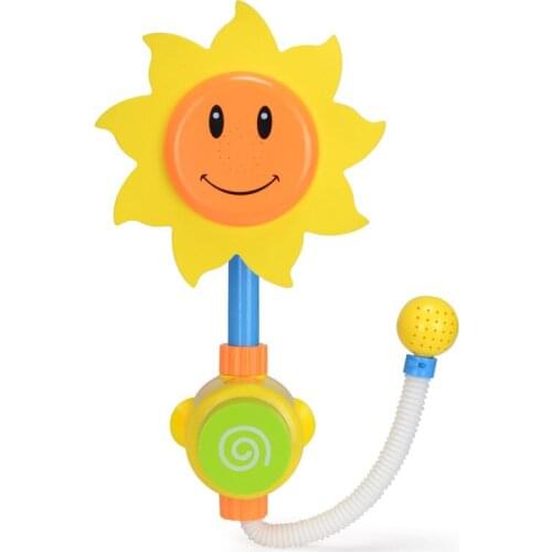 Baby Funny Water Game Bath Toy Bathing Tub Sunflower Shower Faucet Spray Water Spout Play Swimming Bathroom Bath Toys For Kids