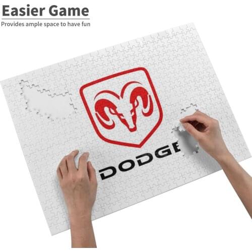 Jigsaw Puzzle For Adults Kids Diy Games Race Drag Race Power Turbo Car Charger Challenger Ram Viper Hellcat Srt American Muscle