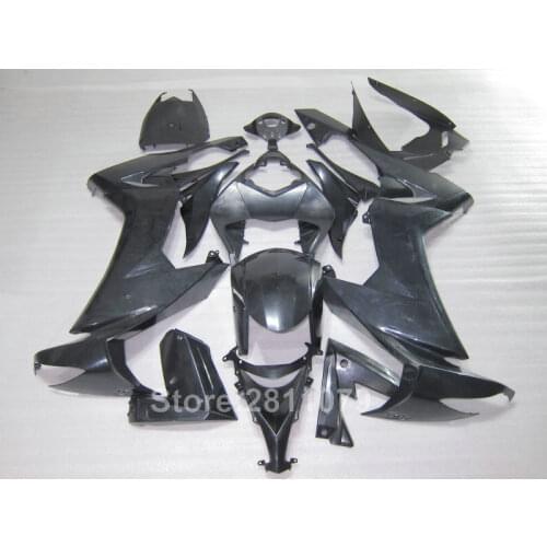 Top selling plastic fairing kit for Kawasaki Ninja ZX10R 08 09 10 matte black fairings set ZX10R 2008 2009 2010 OL08