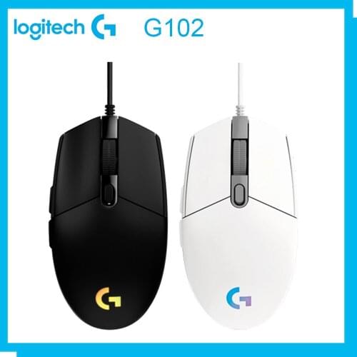 Logitech G102 Gaming Wired Mouse LIGHTSYNC 2nd Gen Optical Game Mouse 8000DPI Support windows 10/8/7 2Gen Optical Mouse