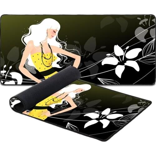 Anime Mouse Pad Table Pad Large Keyboard Pad Mouse Pad Kawaii Mouse Pad Company Ergonomic Bowl Pad Pad on The Table Xxl 900x400