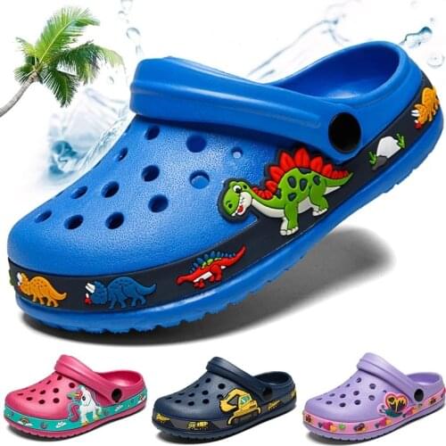 Baby Children Croc Shoes Summer Clogs Unicorn Beach Sandals Kids Garden Boys Girls Soft Non Slip Indoor Outdoor Toddler Slippers