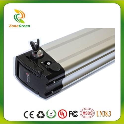 48V 13AH 750w electric bike battery lithium battery 48v rechargeable battery sliver fish battery top discharge for Samsung cell