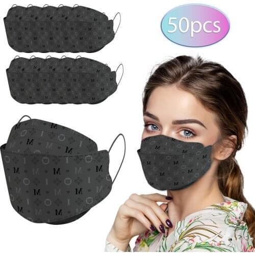 Halloween Cosplay Mask Adult Outdoor Printing Mouth Mask Anti-fog And Dust-proof Fish Non-woven Protective Face Mask Mascarilla