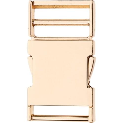 Retro Metal Buckle for Webbing Strap Bag Fastener Side Release Clasp Clip Accessory