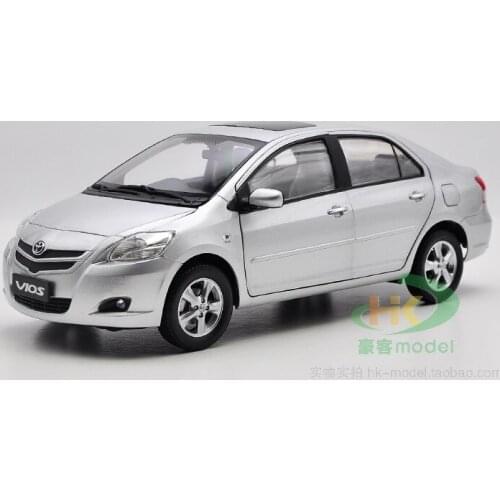 1/18 Metal Alloy Die-casting Simulation Car Model FAW Toyota Vios Adult Collection Childrens Toys Gifts Family Display