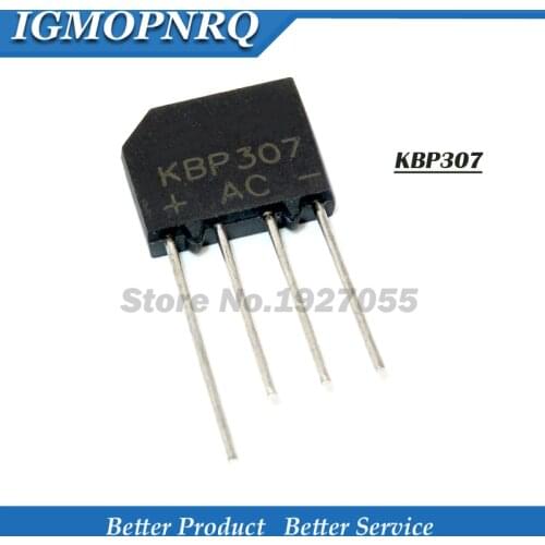 10PCS KBP310 1000V 3A bridge rectifier KBP206 KBP210 KBP307 KBP206 KBP210 KBP307