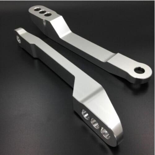 Motorcycle Silver / Black Adjustable Lowering Links Kit For Kawasak ZX-14R 2006-2014 2007 2008 2009 2010 2011 2012 2013