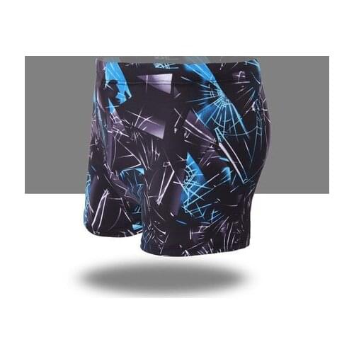 Genuine mens swimming trunks mens authentic boxer fashion cool plus size mens swimwear swimming trunks