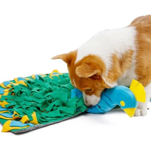 Pet Slow Feeder Dog toys Snuffle Mat Sniffing Pad Blanket IQ Foraging Skills Training Feeding Mat Cat Puppy Training Puzzle Toy