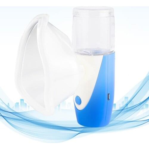 Mini Nebulizer Inhaler Machine Kids Adults Handheld Ultrasonic Inhalator Built-in Lithium Battery Humidifier Sprayer Chargeable