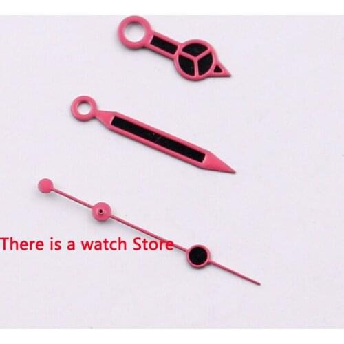 Bliger Stainless Steel Silver Luminous Watch Hands Fit for Mingzhu 2813 Miyota 8215 821A Automatic Movement