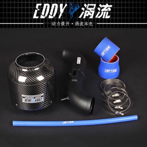 EDDY Intake System Air Intake Pipe & Carbon Fiber Air Filter for Ford Focus Fiesta 1.6T ST 2013 Car Engine Parts Accessories