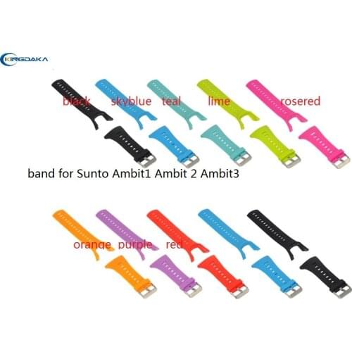 1pc. New Fashion Sports Silicone Bracelet Watch Strap Band For Ambit1. ambit 2.Ambit3. charge accessory