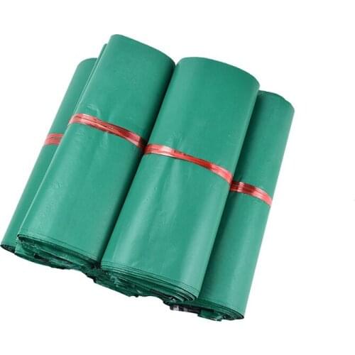 50Pcs/Lot Green Self Adhesive Shipping Packaging Bag Courrier Packing Bags Plastic Postage Mailing Mailer Package Bags office