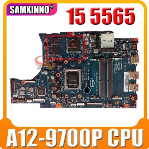 Akemy For DELL Inspiron 15 5565 Laptop Motherboard With A12-9700P CPU 2.5 GHz CN-0G89K3 G89K3 BAL22 LA-D803P