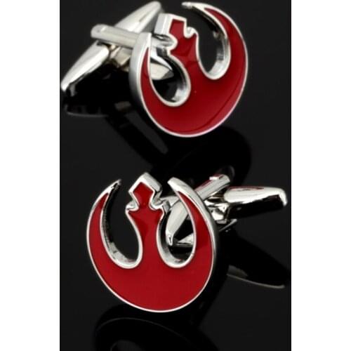 Free shipping, new superhero red Cufflinks fashion mens shirt Cufflinks senior designer exclusive design brand button gift