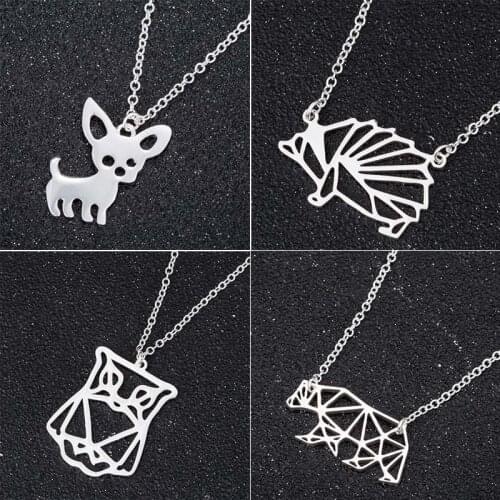 Bohemian Ladies Silver Color Necklace Pendant Mens Golden Animal Cute Cartoon Collar Necklace Fashionable New Jewelry Gift 2021