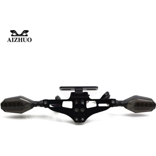 Motorcycle Fender Registration License Plate Holder Turn signal lights FOR HONDA CB600F CB650F CBF600 CBR600F hoRnet250 CRF1000L