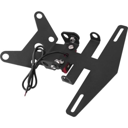 Motorcycle License Plate Holder License Plate Frame Holder Bracket with LED Light for SUZUKI GSX250R 2013-2020