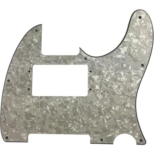 Pleroo Guitar Parts - For Tele Wide Range route Humbucker Guitar Pickguard Scratch Plate Replacement