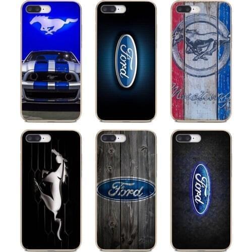 For Huawei Mate 20 30 40 7 8 9 10 Lite Pro P Smart 2018 2019 Plus G7 G8 Housing Super-Car-Ford-Mustang-GT-Concept-Logo