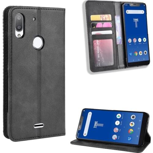 For Tone E19 Case Luxury Flip PU Leather Wallet Magnetic Adsorption ShockProof Case For Tone E19 E 19 ToneE19 Phone Bags