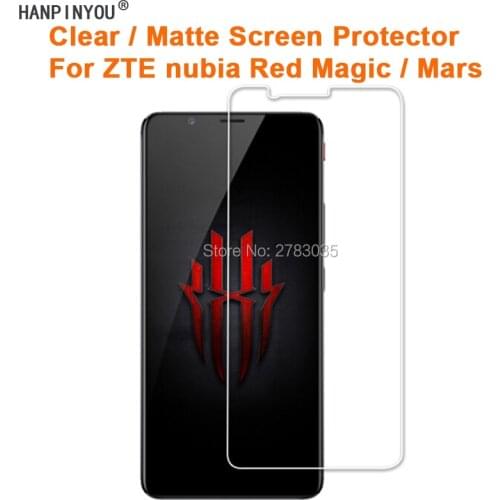 For ZTE nubia Red Magic / Mars 6.0" Clear Glossy / Anti-Glare Matte Screen Protector Protective Film Guard (Not Tempered Glass)