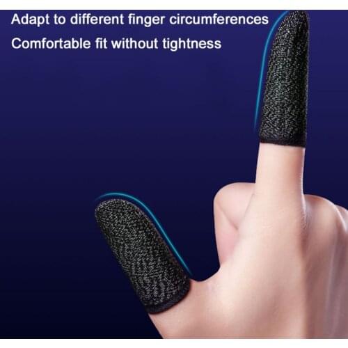 Eshowee Mobile Game Controller Finger Sleeve Sets Anti-Sweat Reusable Breathable Full Press Screen Finger Set For PUBG