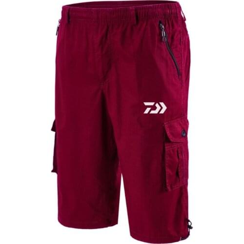 Summer Fishing Shorts Daiwa Clothes Men Outdoor Sport Cropped Trousers Breathable Nython Quick Dry Shorts Cycling Fishing Shorts