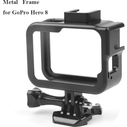 Metal Aluminum Protective Frame for GoPro Hero 8 Black Protector Case For GoPro Hero8 Action Camera Accessories In Stock
