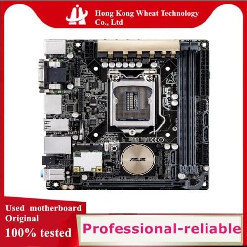 MINI ITX HTPC For ASUS Z97I-PLUS Motherboard Socket LGA 1150 DDR3 SATA III For Intel Z97 Original Desktop Used Mainboard