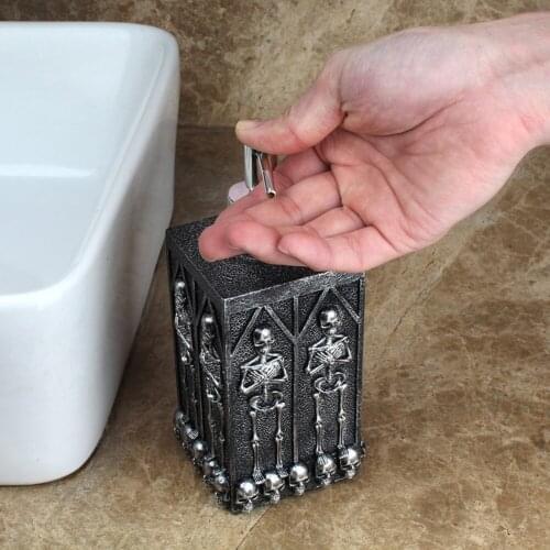 Multi-faceted Skeleton Liquid Bottle Halloween Creative Home Bathroom Hand Sanitizer Dispenser Shampoo Shower Gel Empty Bottle