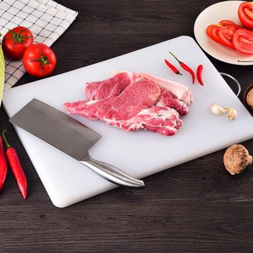 Moldproof thickening kitchen household polyethylene resin plastic large food cutting fruit chopping board WF1017