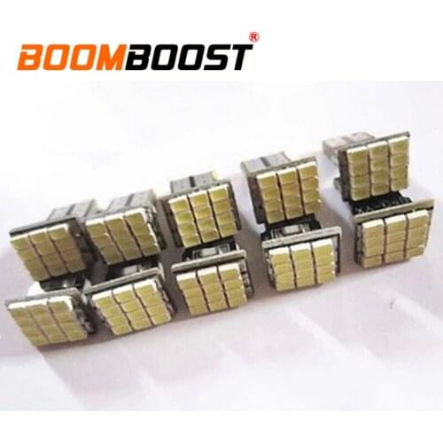 Newest 10 pieces car reading light auto Interior Lighting Car LED SMD Bulbs T10 9smd 3528 12v car width lamp