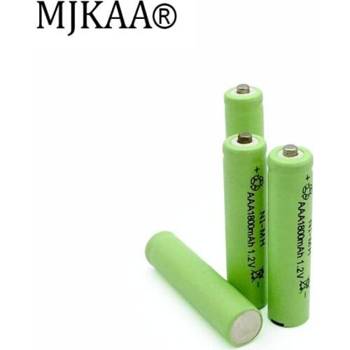 Dinto 10pcs/lot AAA Ni-MH Battery 7# 1800mAh 1.2V 3A Rechargeable Batteries for Camera Clock Toy Remote control