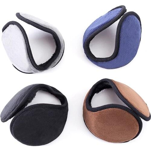 Casual Keep Warm Winter Outdoor Protector Ear Cover Plush Back-wearing Style Fashion Earbags Men Earmuffs Male Earflap