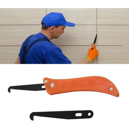 Professional Tile Gap Repair Tool Cleaning and Removal Grout Hand Tools Notcher Collator Tile gap repair tool Hook Knife