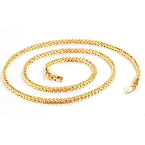 RIR Fashion Necklaces 316L Stainless Steel With High Quality Gold And Silver Figaro Chains Necklaces Pendants Men Women Jewelry