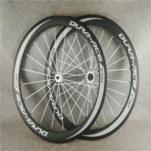 Ultra light carbon wheels clincher tubular 23/25mm 700C road bike carbon Wheelset with Powerway R13 hubs 1 year warranty