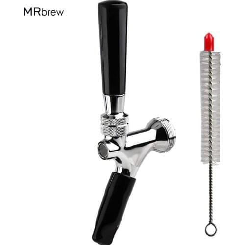 Upgraded Beer Faucet,Keg Tap,Beer Dispenser With Tap Brush Faucet Cap Anti-Dust Homebrew Tools For American Beer Shank And Tower